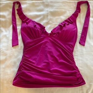 Ralph Lauren Swim Tankini Top EUC Size 14